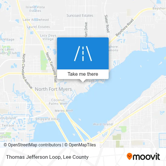 Thomas Jefferson Loop map