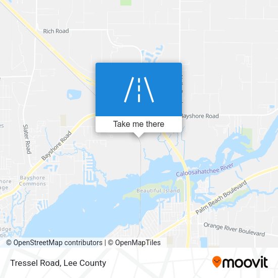 Mapa de Tressel Road
