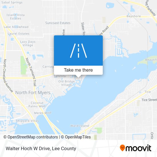 Mapa de Walter Hoch W Drive