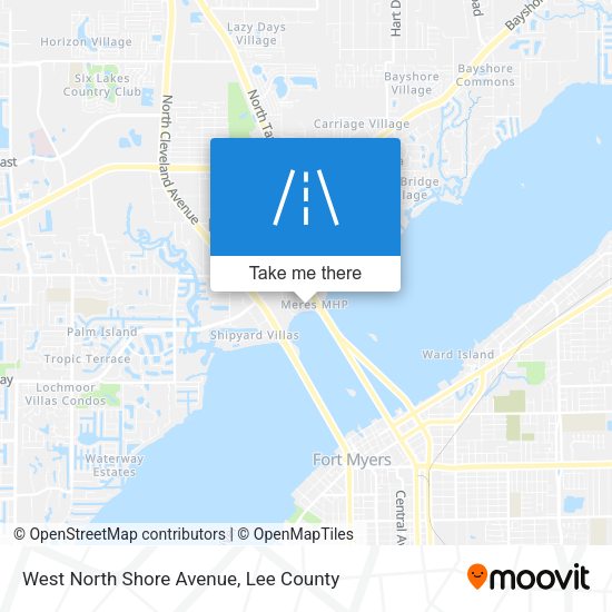 Mapa de West North Shore Avenue