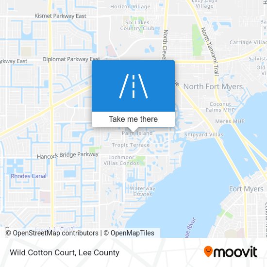 Wild Cotton Court map