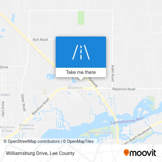Williamsburg Drive map