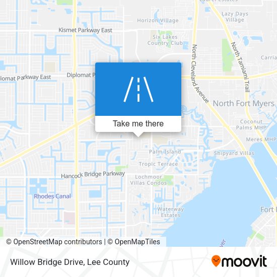 Willow Bridge Drive map