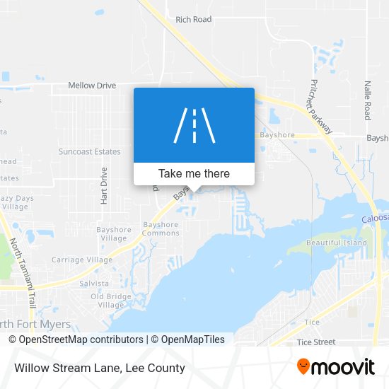 Mapa de Willow Stream Lane