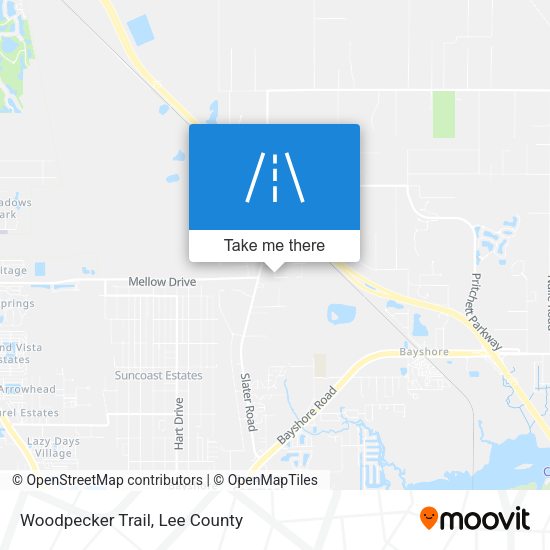 Mapa de Woodpecker Trail