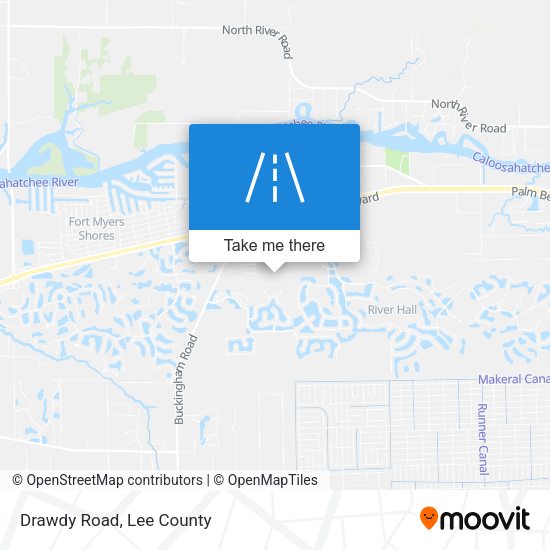Mapa de Drawdy Road