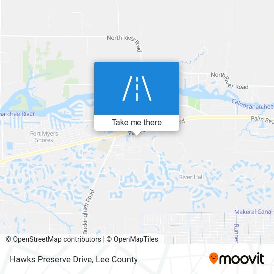 Mapa de Hawks Preserve Drive