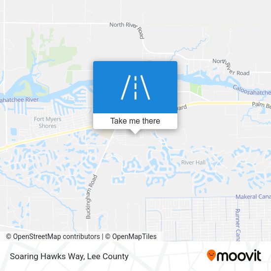 Mapa de Soaring Hawks Way