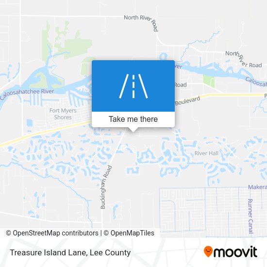Mapa de Treasure Island Lane