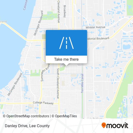 Mapa de Danley Drive