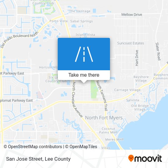 San Jose Street map