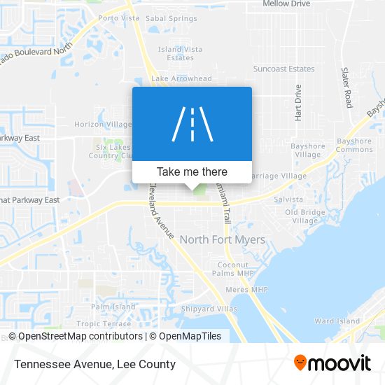 Tennessee Avenue map