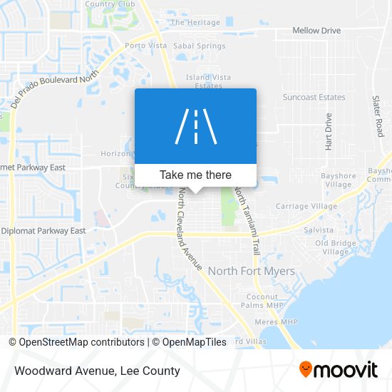 Woodward Avenue map