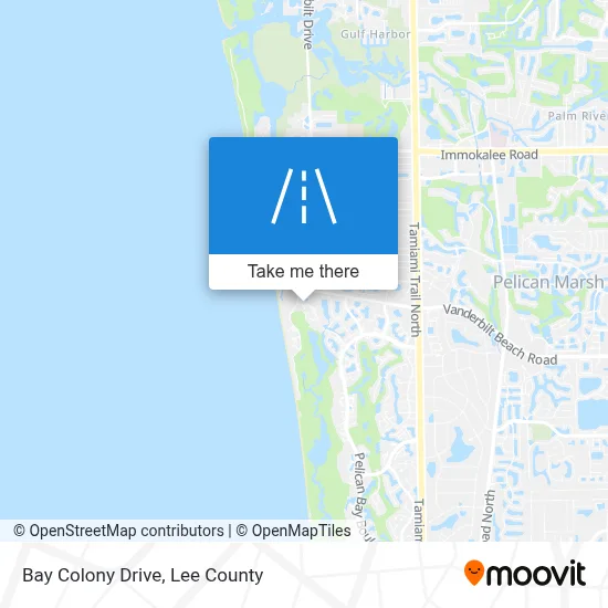 Bay Colony Drive map