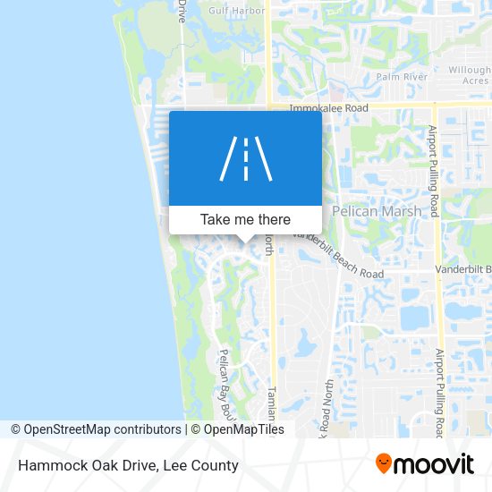 Hammock Oak Drive map
