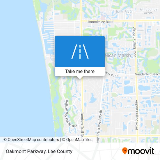 Mapa de Oakmont Parkway