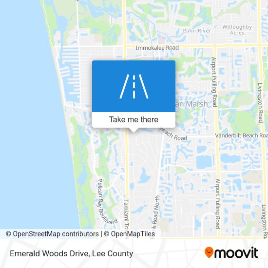 Emerald Woods Drive map