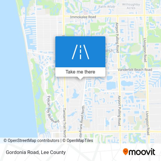 Mapa de Gordonia Road