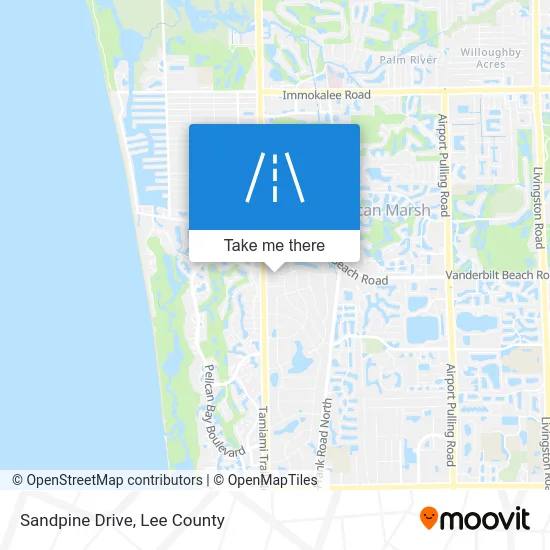 Sandpine Drive map
