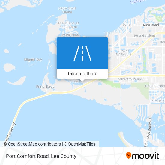 Port Comfort Road map