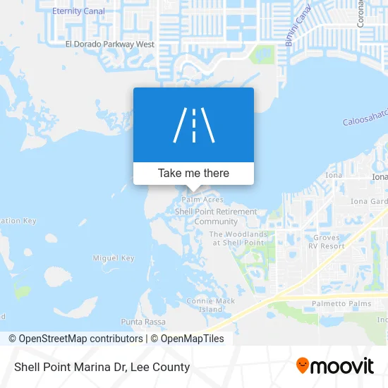 Shell Point Marina Dr map