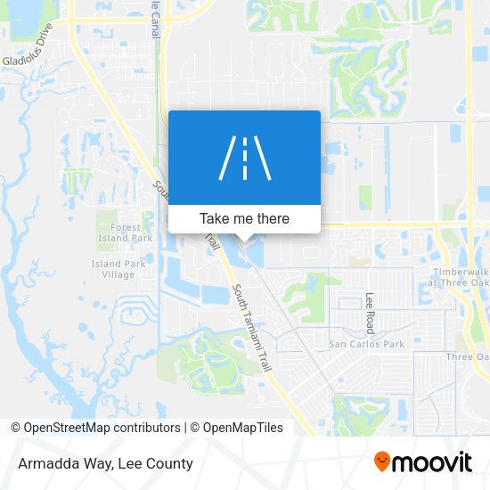 Mapa de Armadda Way