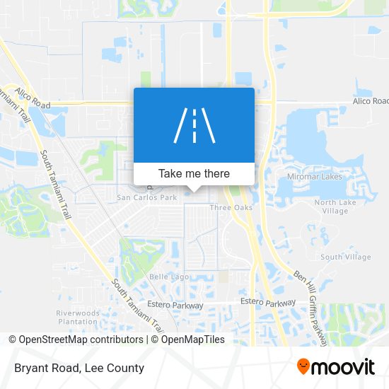 Mapa de Bryant Road
