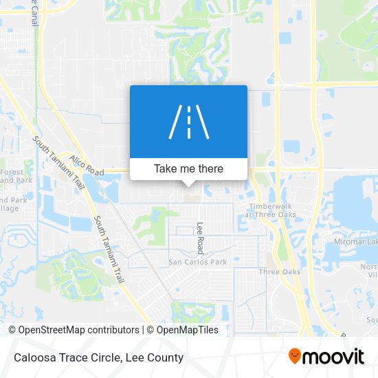 Caloosa Trace Circle map