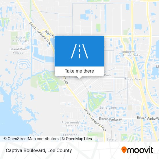 Mapa de Captiva Boulevard