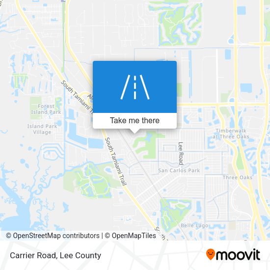 Mapa de Carrier Road