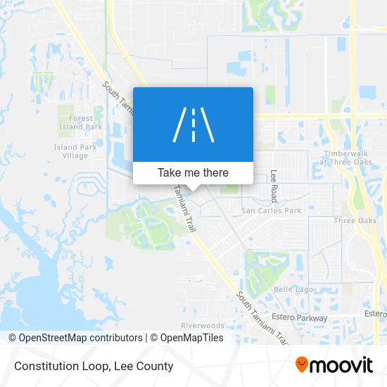 Constitution Loop map