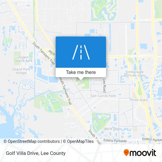 Mapa de Golf Villa Drive
