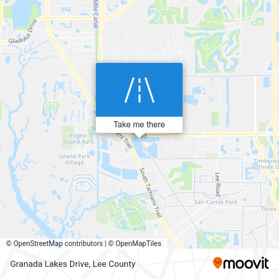 Mapa de Granada Lakes Drive