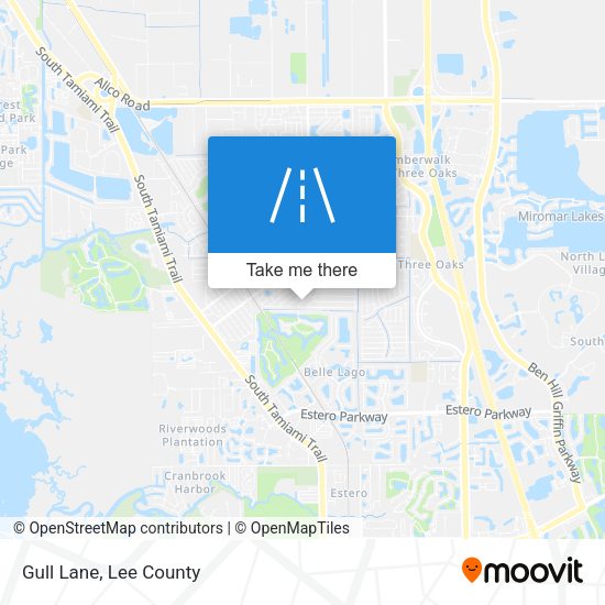 Mapa de Gull Lane
