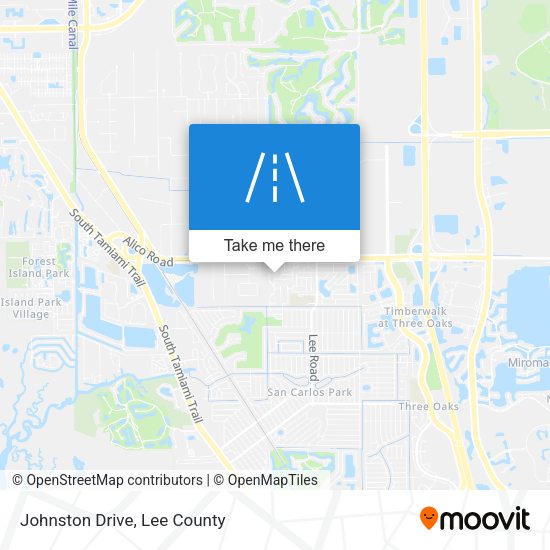 Mapa de Johnston Drive