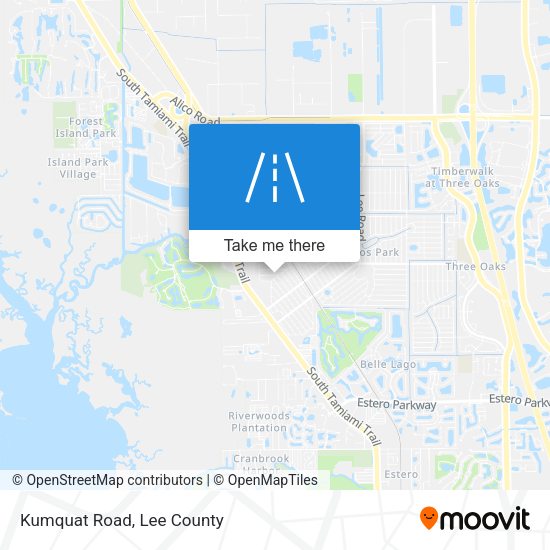 Mapa de Kumquat Road