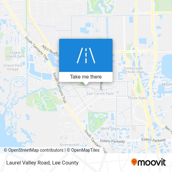 Mapa de Laurel Valley Road