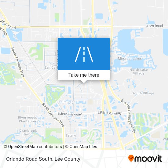 Mapa de Orlando Road South