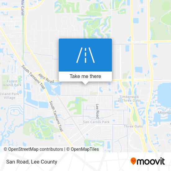Mapa de San Road
