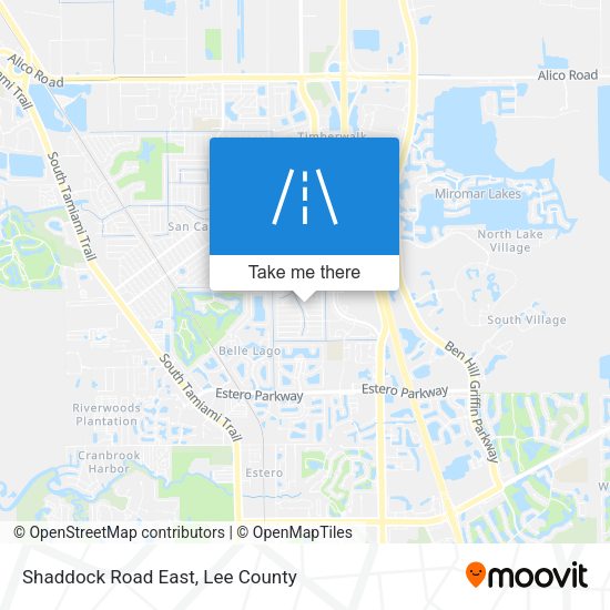 Mapa de Shaddock Road East
