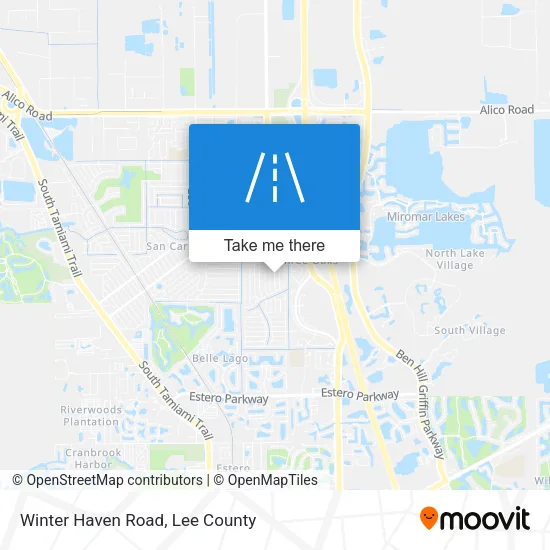 Mapa de Winter Haven Road