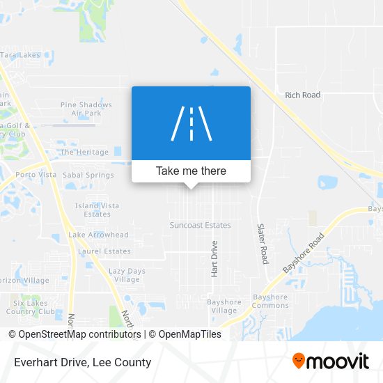 Mapa de Everhart Drive