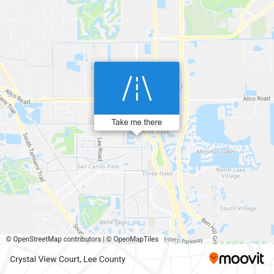 Crystal View Court map