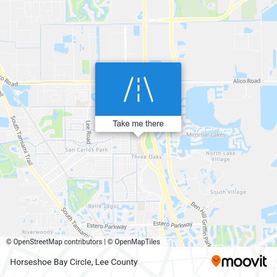 Horseshoe Bay Circle map