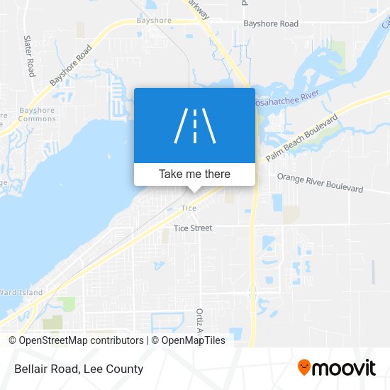 Mapa de Bellair Road