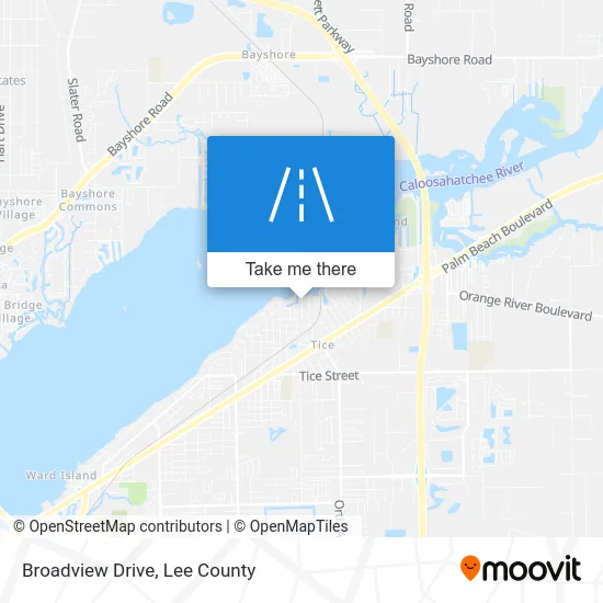 Broadview Drive map