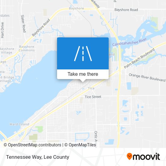 Mapa de Tennessee Way