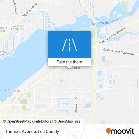 Mapa de Thomas Avenue