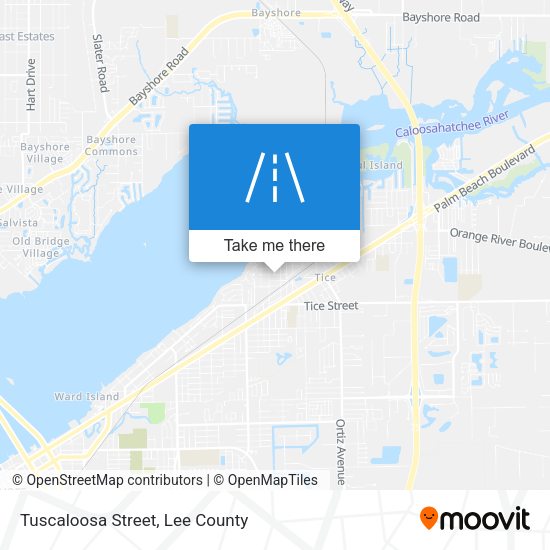 Tuscaloosa Street map