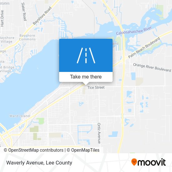 Mapa de Waverly Avenue